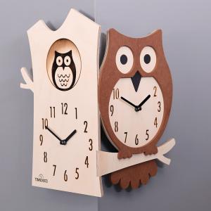 타임데코 부엉이 코너시계