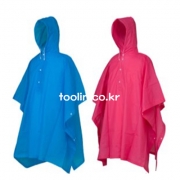 다회용우의 제비표 판초형EVA, 핑크/ 블루 Free