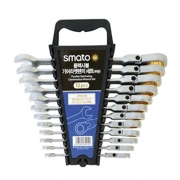 라쳇콤비렌치세트-플렉시블(무광) SMATO 12PCS *단종