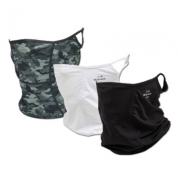 쿨링 넥마스크 아이더 카키, 블랙,화이트