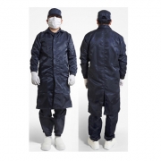 제전방진복 - 크린룸 무진 제전 방진복 가운 상의 (네이비)