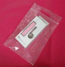 투명 손잡이지퍼백(두께0.09)투명 40*44+6(한묶음 100장)