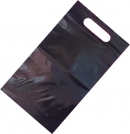 검정 손잡이지퍼백(두께0.08) 30*34+6(한묶음 100장)