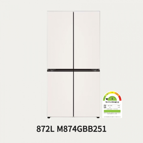 LG 1등급 냉장고 872L_4도어▶M874GBB251◀