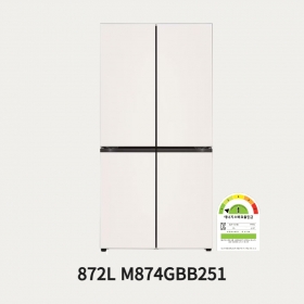 LG 1등급 냉장고 872L_4도어▶M874GBB251◀