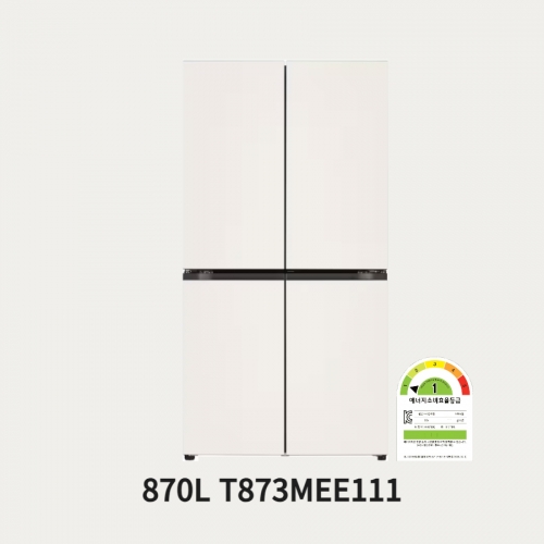 LG 1등급 냉장고 872L_4도어▶T873MEE111◀