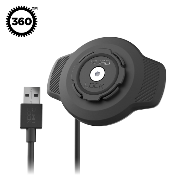쿼드락 USB 방수 무선 충전 헤드