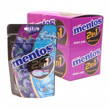 멘토스 2in1 그레이프소다향 45g
