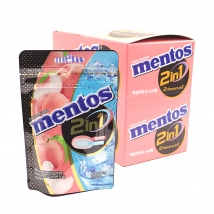 멘토스 2in1 피치소다향 45g