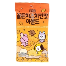 BT21 골든치즈치킨맛 아몬드 30g (박)