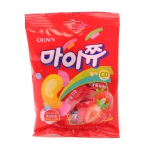 크라운) 마이쮸[필로우] 딸기 72g [봉지] (박)