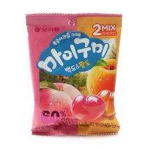 오리온) 마이구미 백도&황도 66g