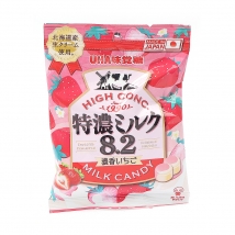 UHA) 토쿠노 밀크딸기캔디 58g (박)