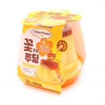 클레버) 꽃모양푸딩 카라멜향 130g