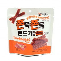 쫀득쫀득 쫀드기 떡볶이맛 50g [쫀드기튀김] (박)