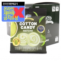 스낵스) 코튼롤리 고멧셀렉션 말차 솜사탕 7g