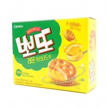 크라운) 뽀또 커스타드맛 144g (박)