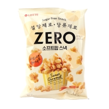 롯데) 제로 소프트팝 스낵 스위트 카라멜 52g (박)