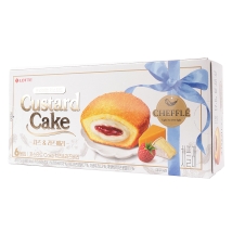 롯데) 카스타드 치즈&라즈베리 150g (박)