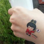 미라클코리아 캐릭터타투스티커_왕&왕비 캐릭터