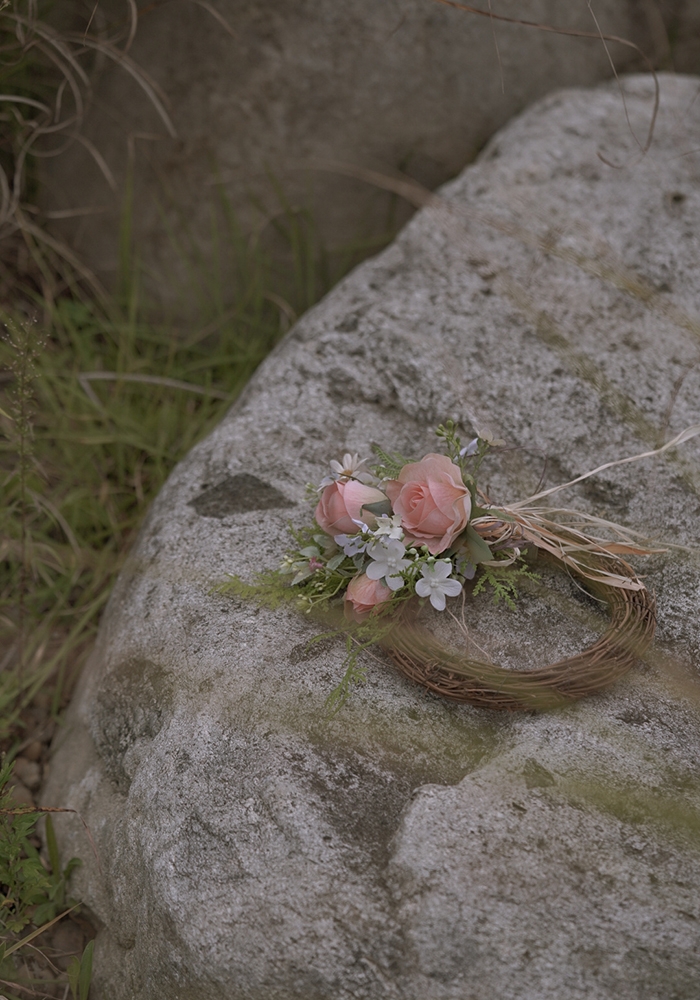 조화 리스 답례품 (선물 포장)