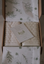 도트 세면타월 2p 선물 세트 (상자 완포장)