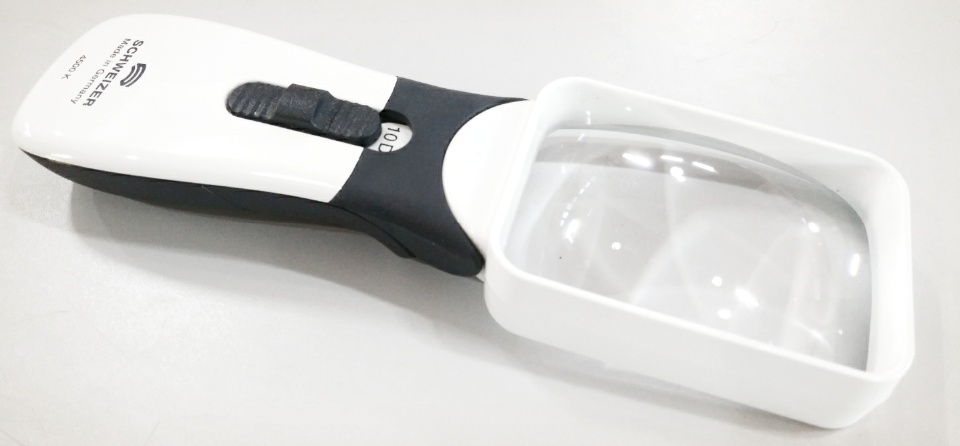 슈바이쳐 조명확대경 166112(10D/2.5x75x50mm)