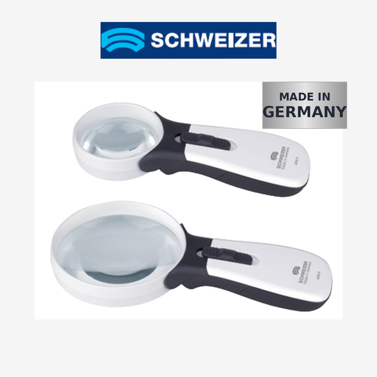 슈바이쳐 조명확대경 166162(16D/4배율x60mm)