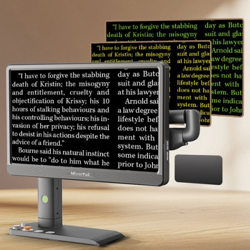 NEW 미러패드 프로MirrorPad Pro(17.3인치)3 in 1스마트폰 동영상 연동OCR,SPEECH기능독서확대기