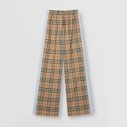 빈티지 체크 면 바지 (S-XXL)