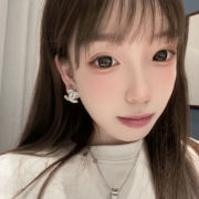 25' 뉴스타 하트 크리스탈 펄 은장 더블C 귀걸이