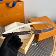 LV 미니 플라워그램 리버서블 벨트 15MM