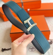 스크립트 엡솜 버클 양면벨트 38MM