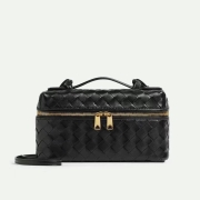 인트레치아토 지퍼 탑핸들 숄더백 22×12.5