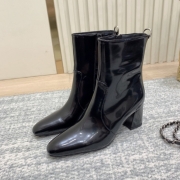 YSL 가죽 반부츠 35-40