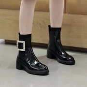 가죽 반부츠 34-40