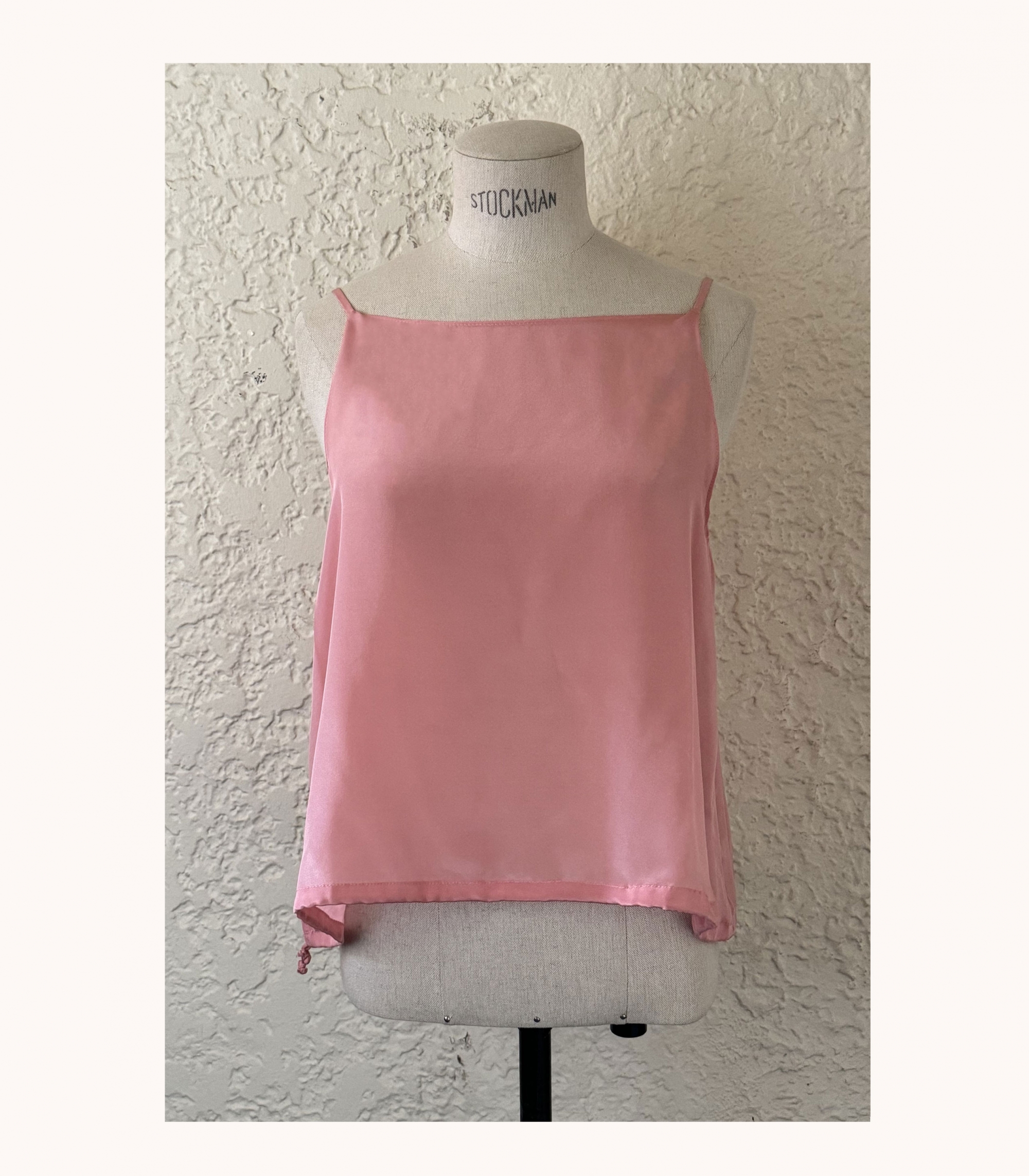 Thin Strap Drawstring Top (2 colors)