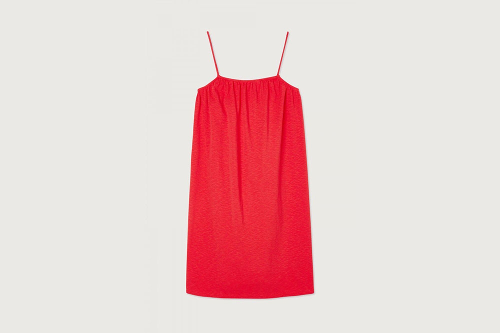 Thin Straps Straight Short Dress