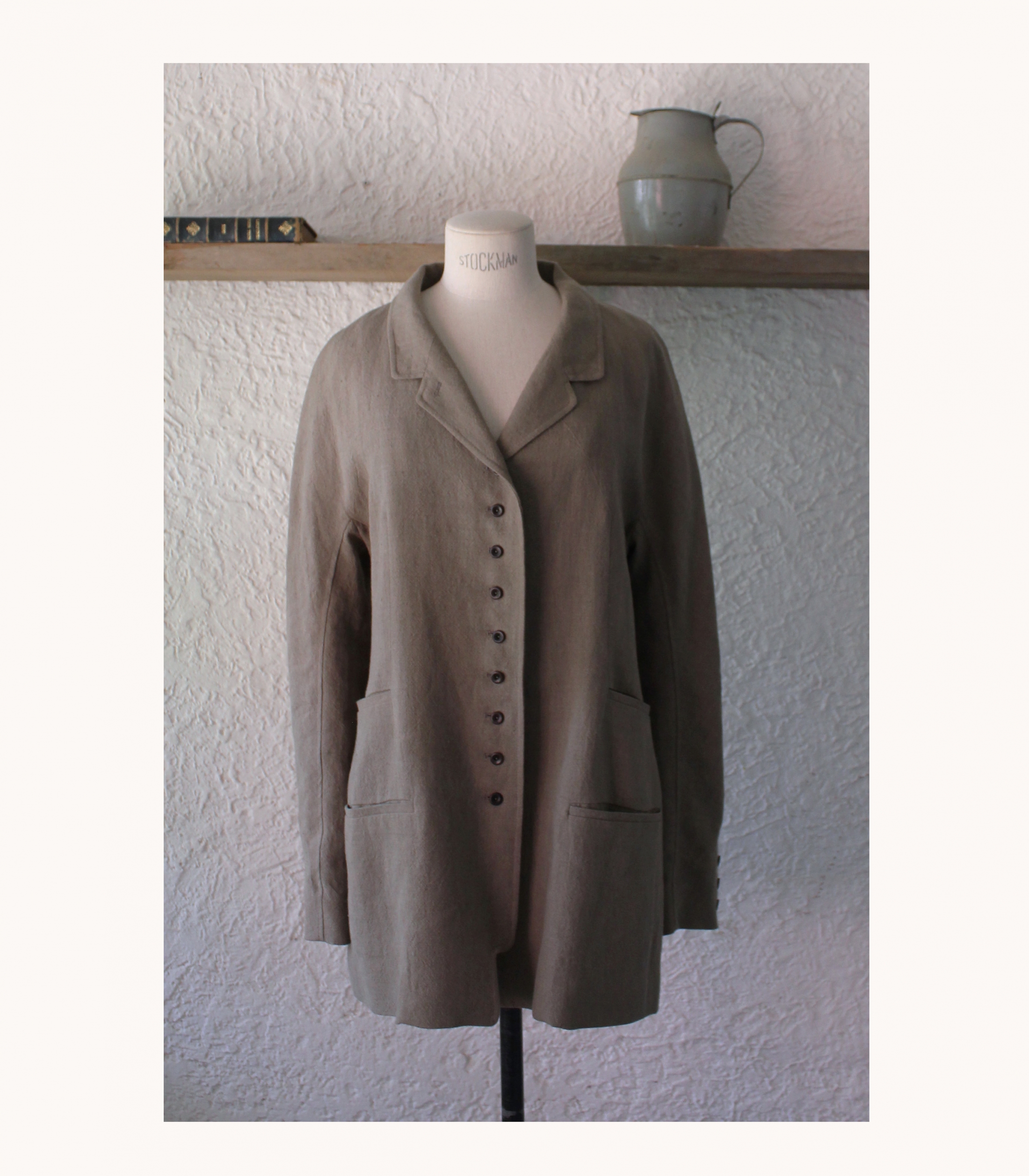 Classic Linen Jacket il set (4colors)