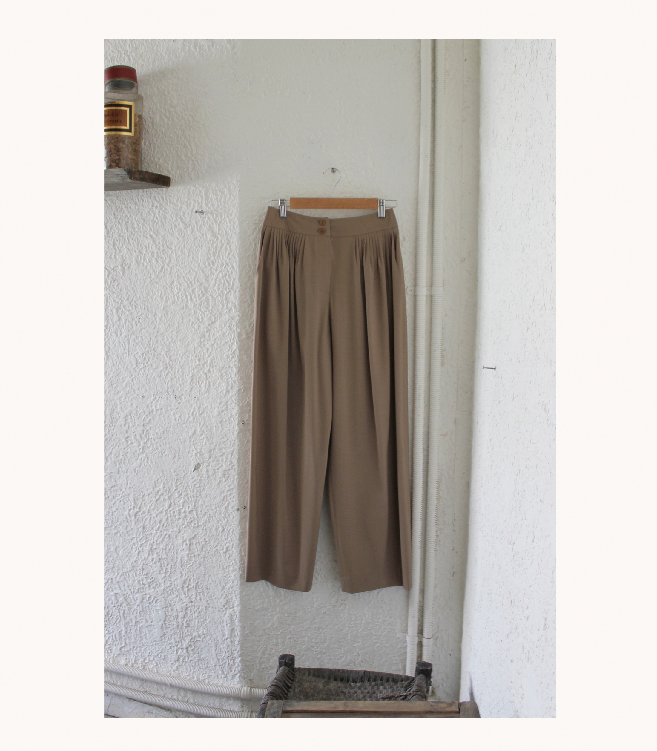 Wool Pleat Pants (2colors)