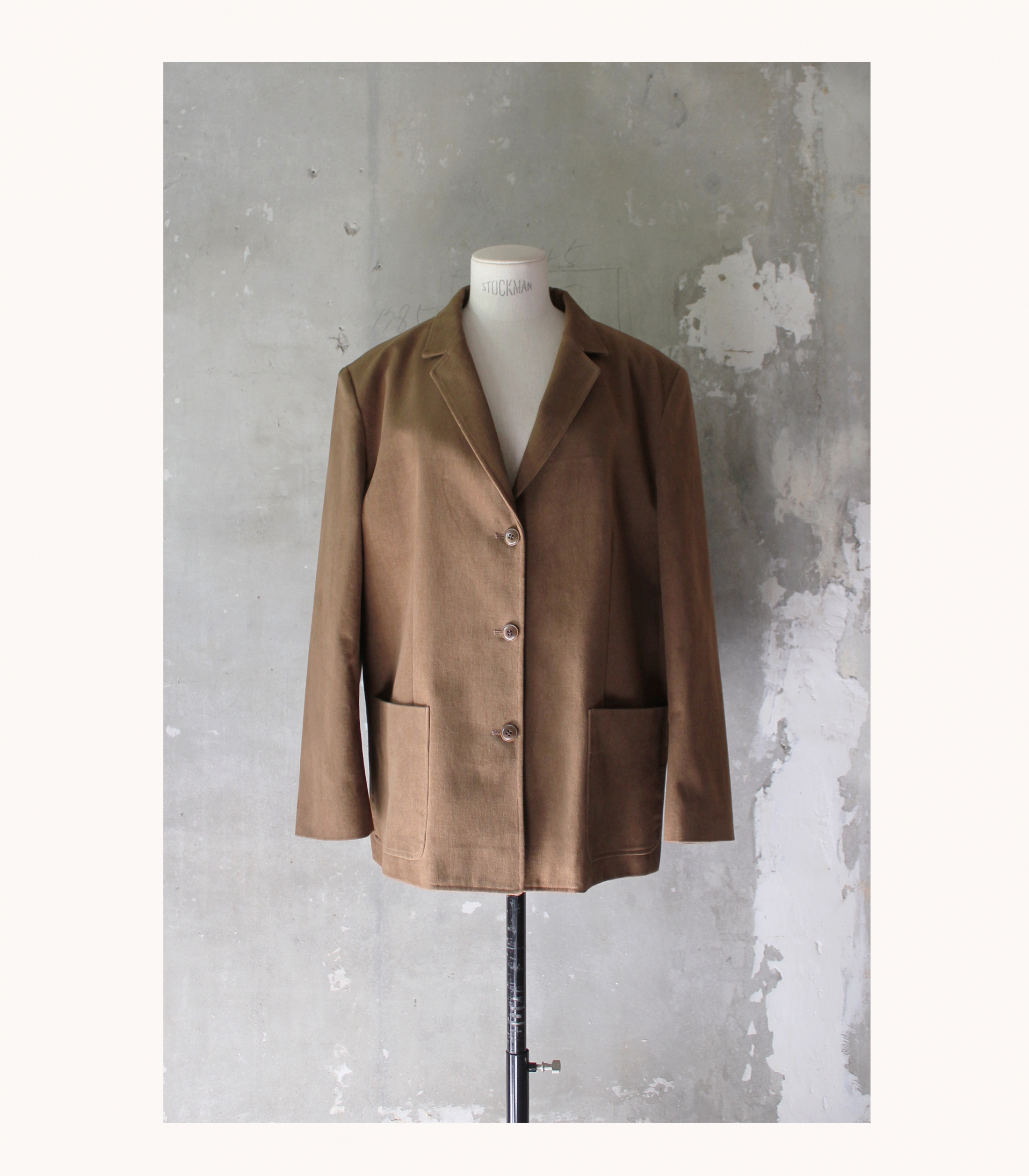 Plain Cotton Jacket (2colors)