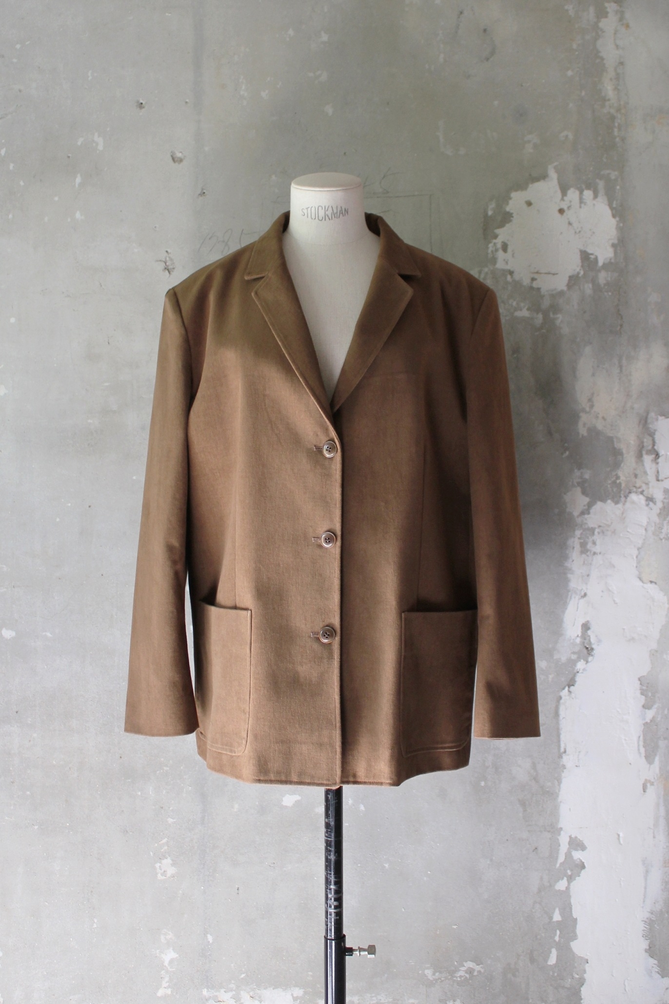 Plain Cotton Jacket (2colors)