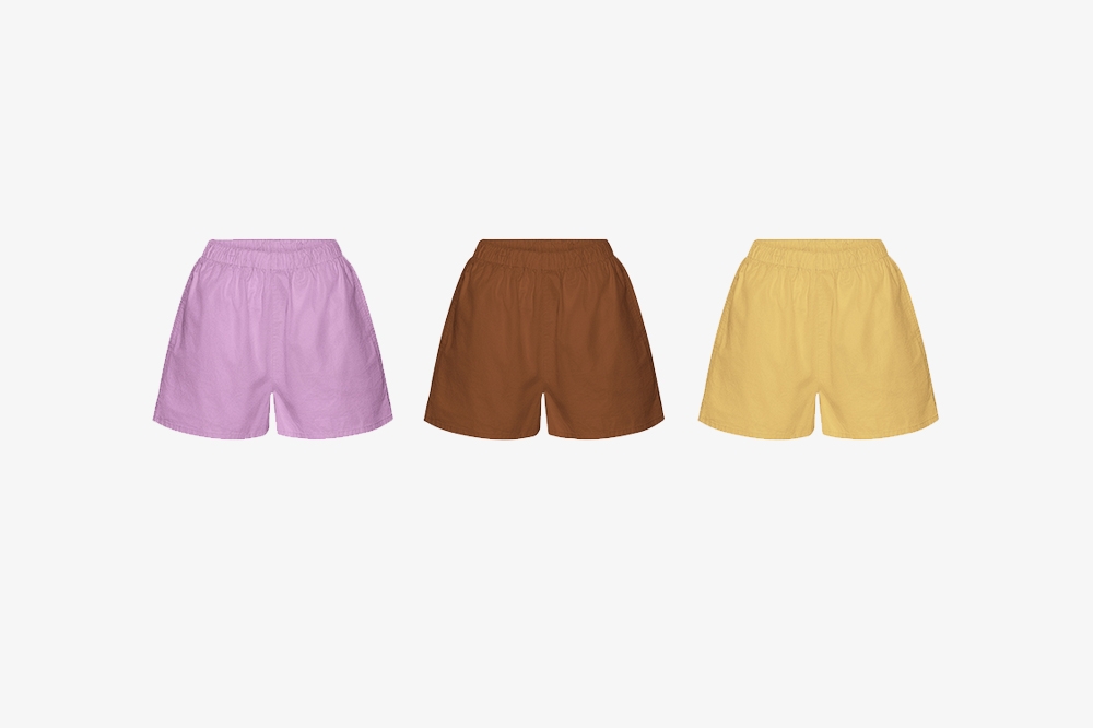 Organic twill shorts