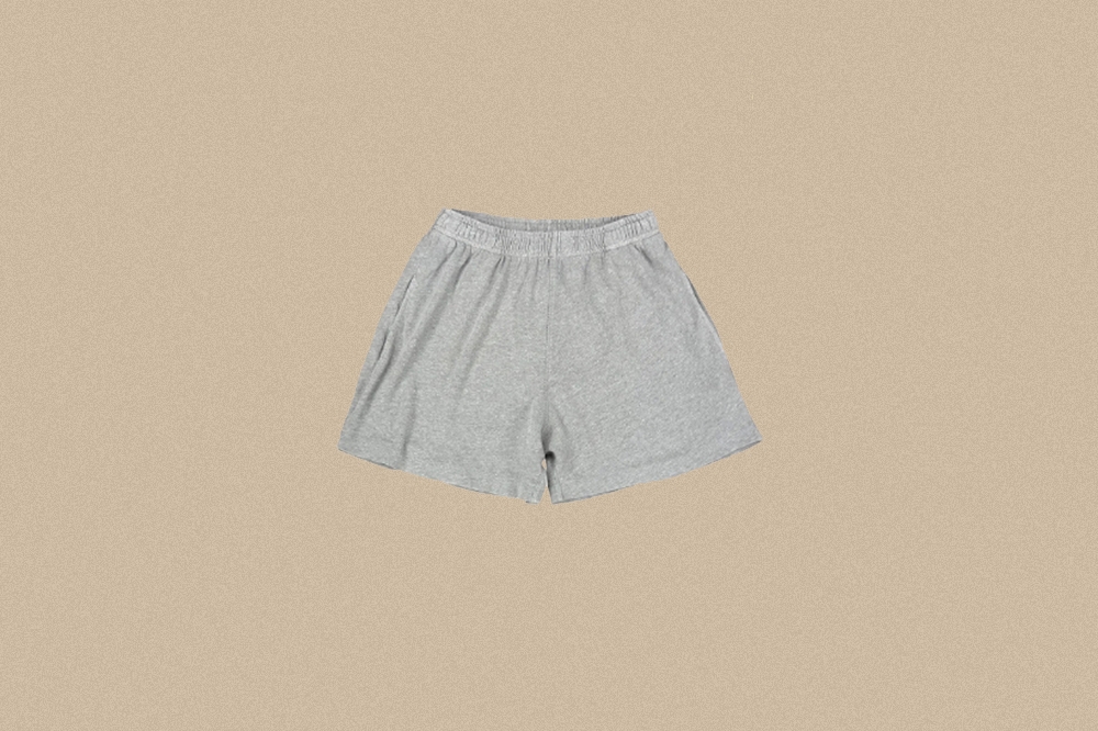 Heathered sun short