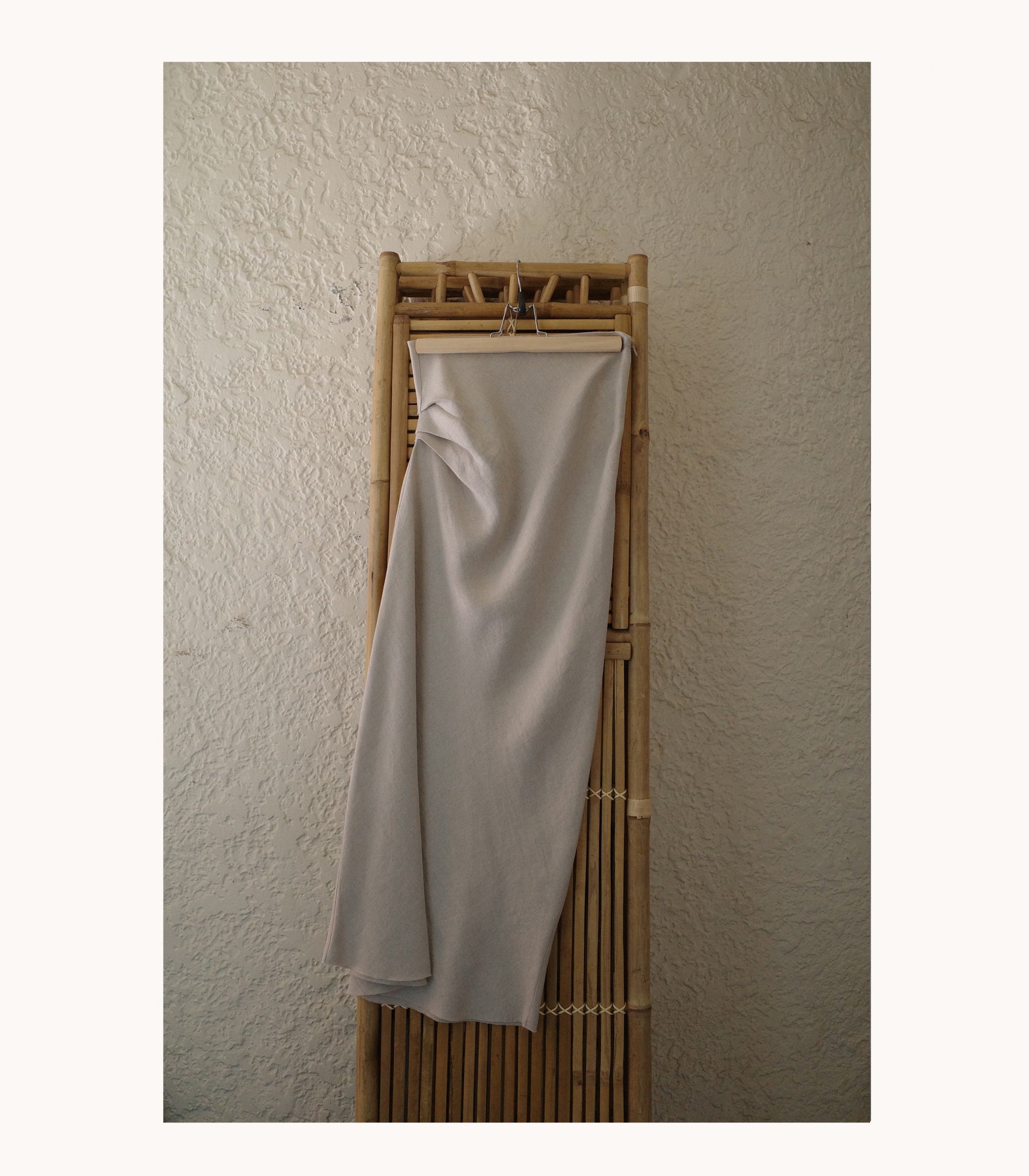 Fine Linen drape skirt