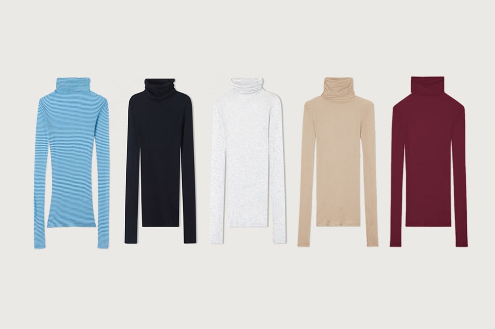 Supima long sleeved turtleneck t-shirt (5 colors) Supima long sleeved turtleneck t-shirt (5 colors)