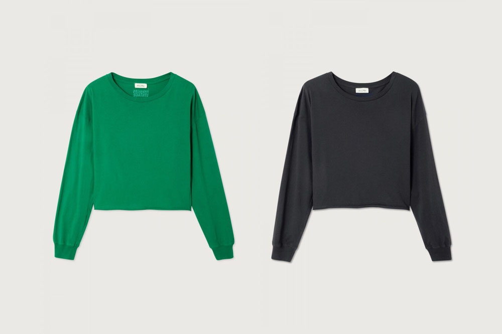 Cut hem round neck Tee Cut hem round neck Tee