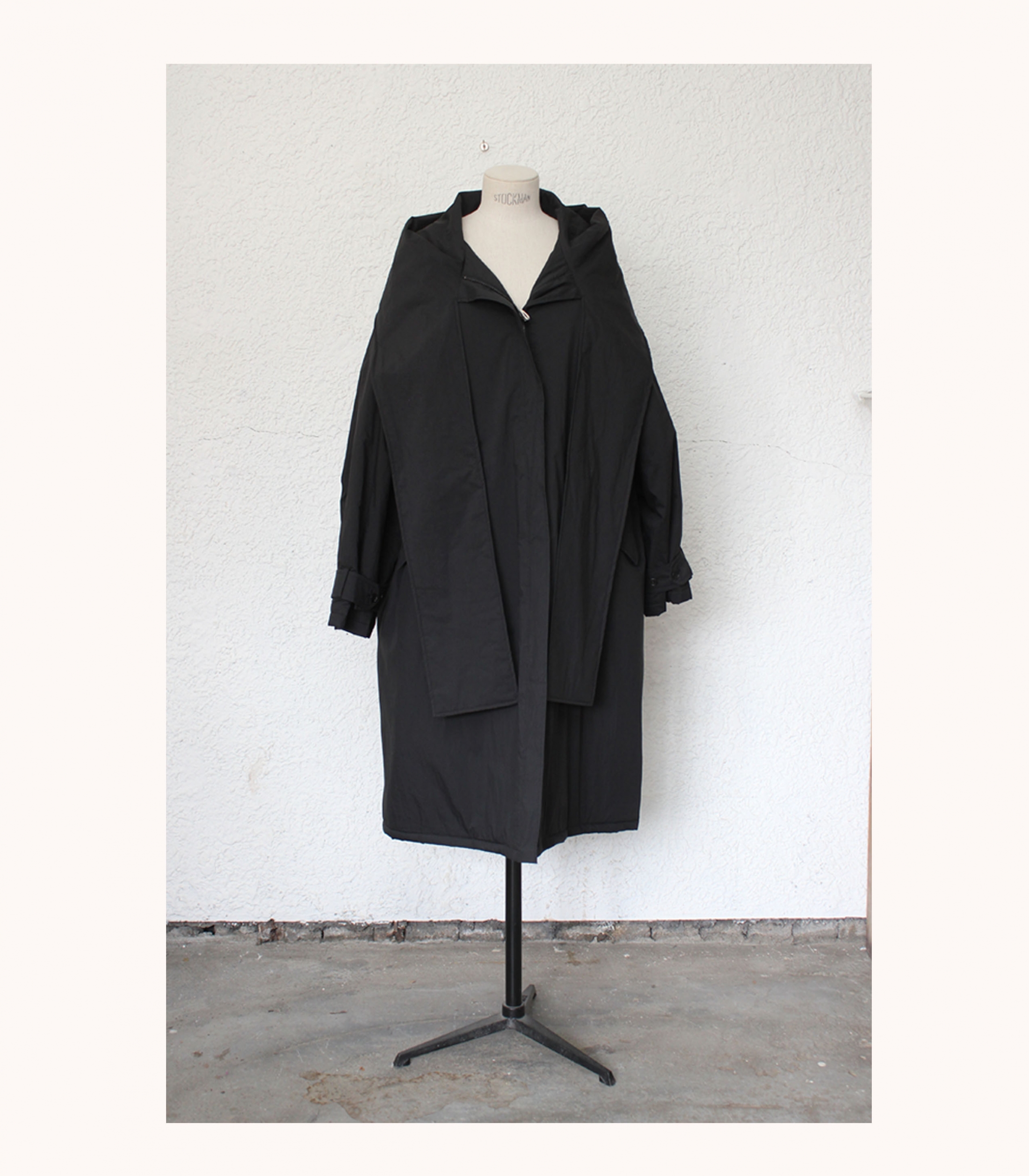 Airy Wrap Hood Coat