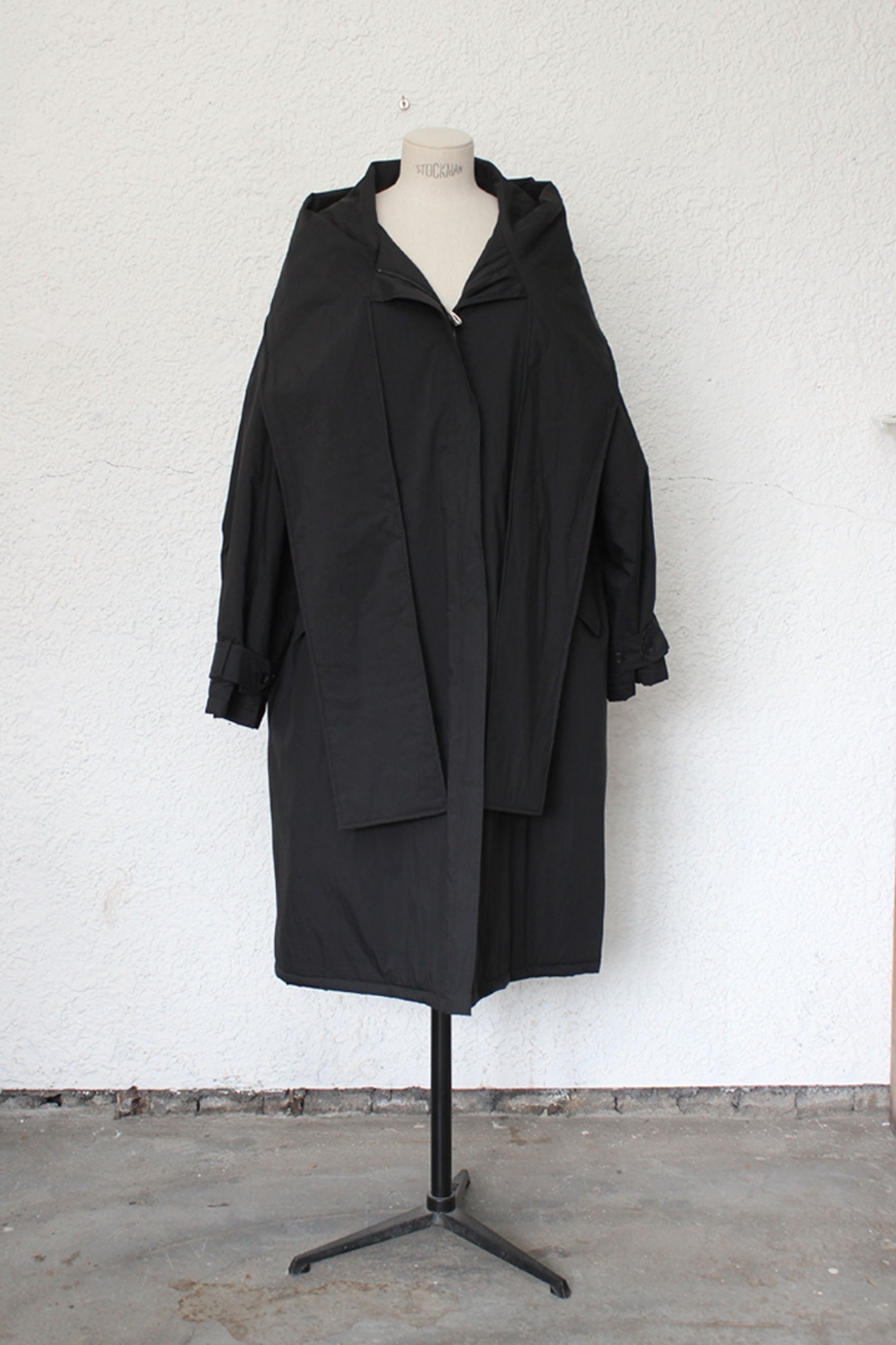 [선주문] Airy Wrap Hood Coat