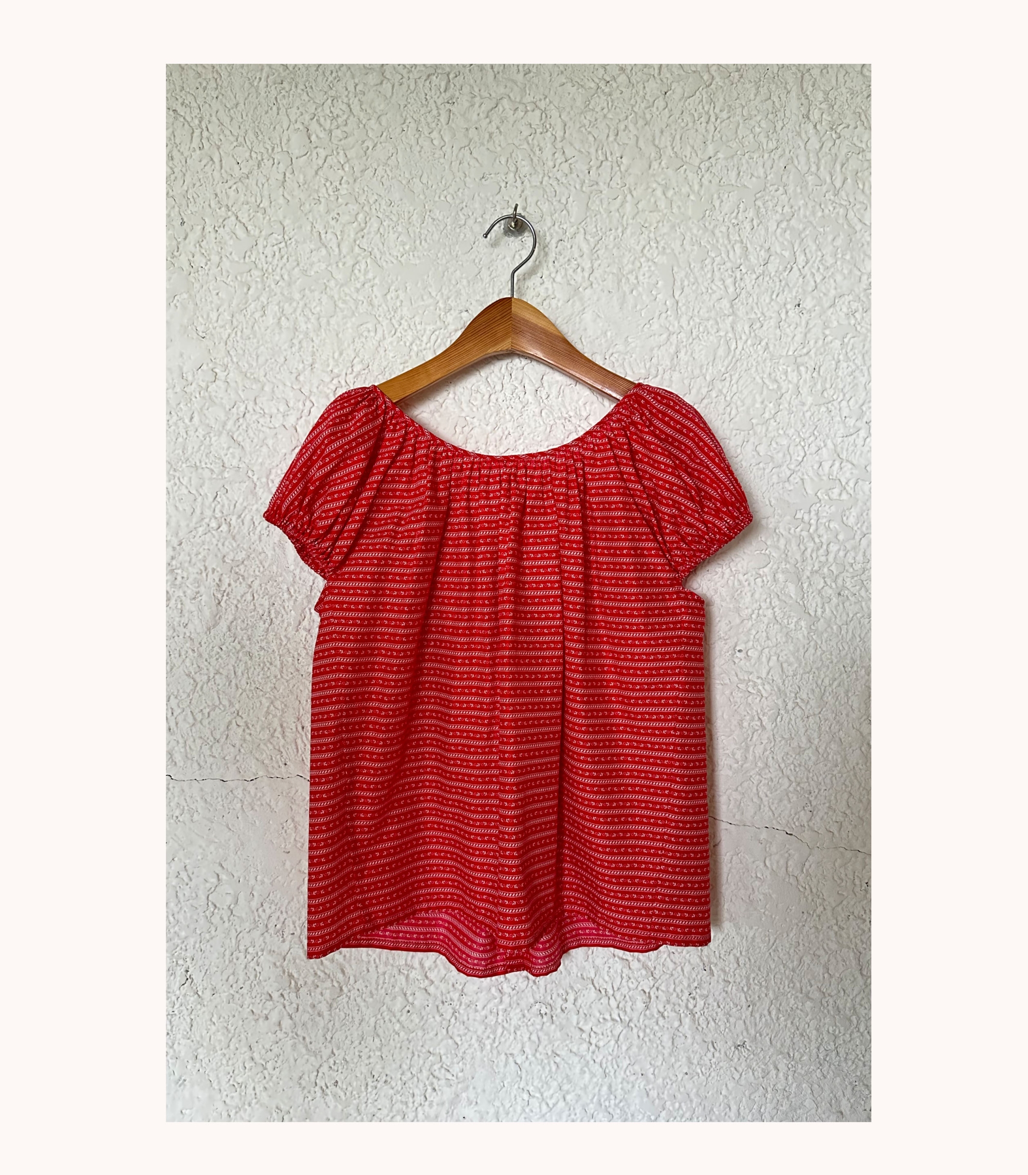 Vintage Print Blouse